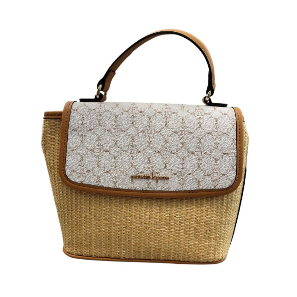 Nanette Lepore Woman's Raffia Straw Crossbody Purse